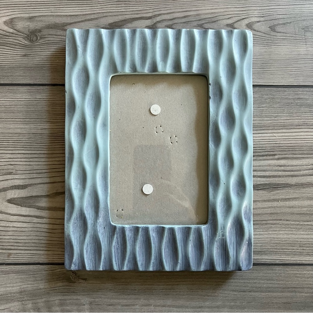 Carved Coastal Photo Frame